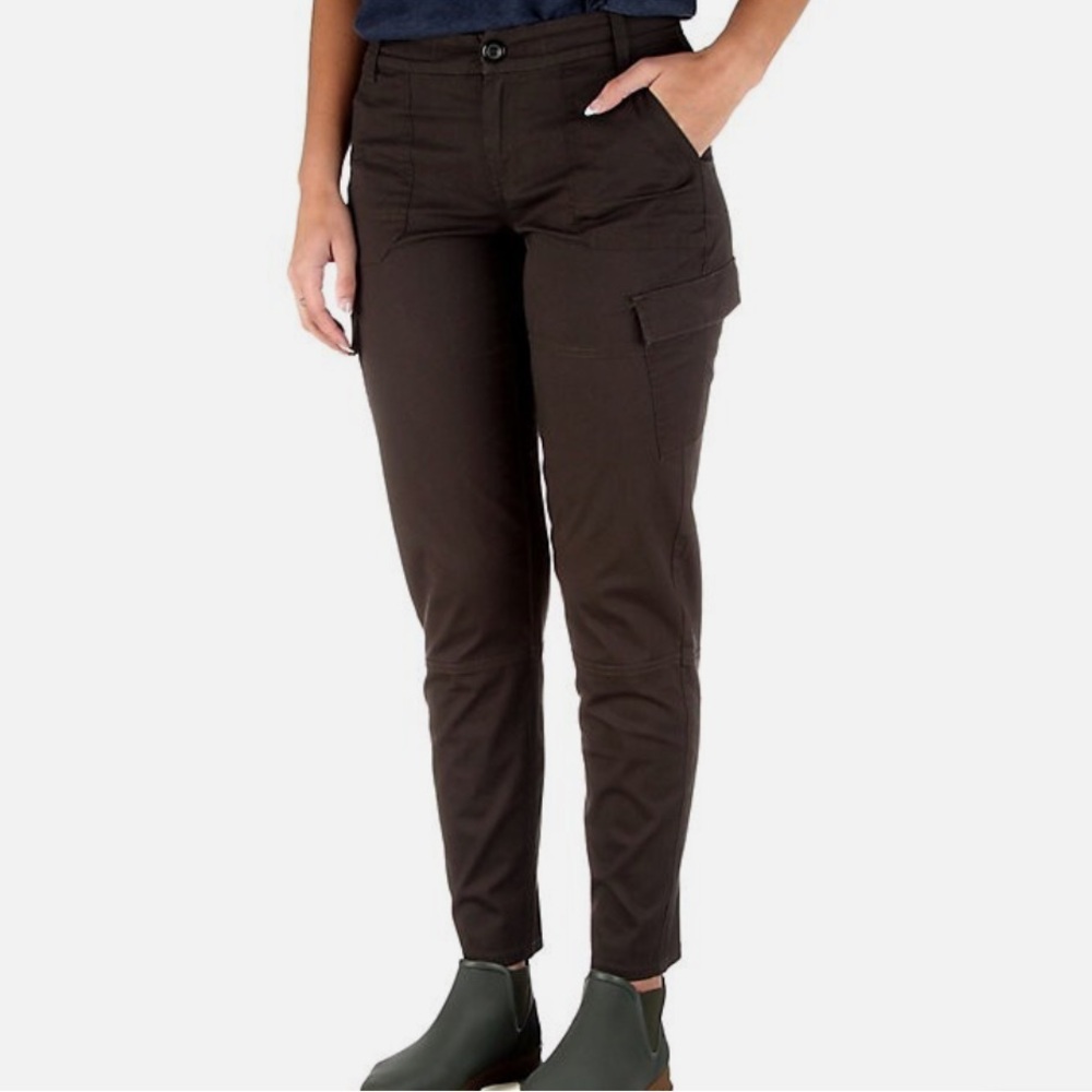Prana Elle Cargo Pants Size 4 in Dark Iron